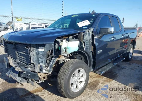 2021 Chevrolet Silverado 1500 2Wd Double Cab Standard Bed Lt из США, поврежденный, VIN 1GCRWCEK5MZ117088